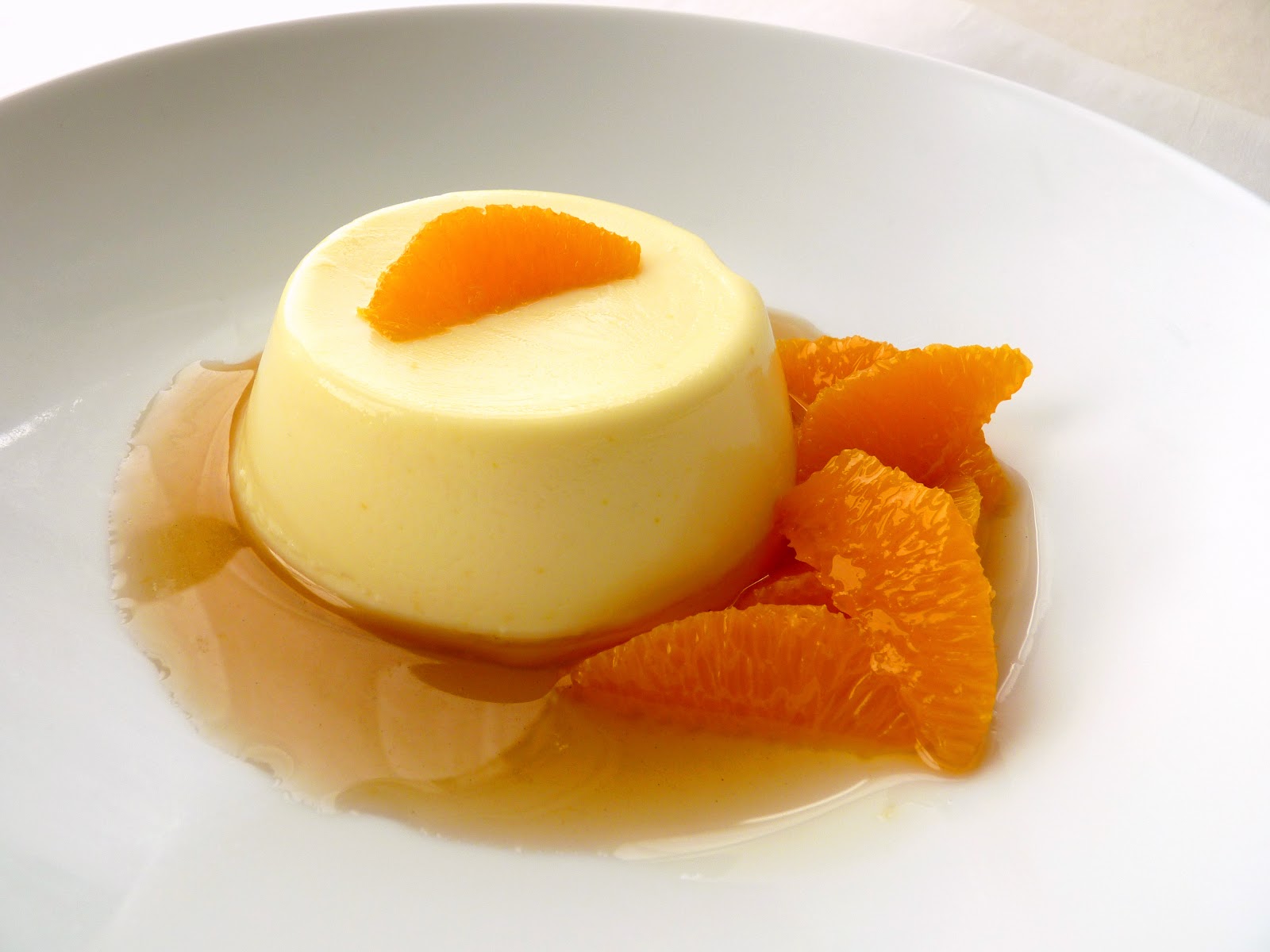 Buttermilk Panna Cotta with Clementine Compote - One Moorgate Place